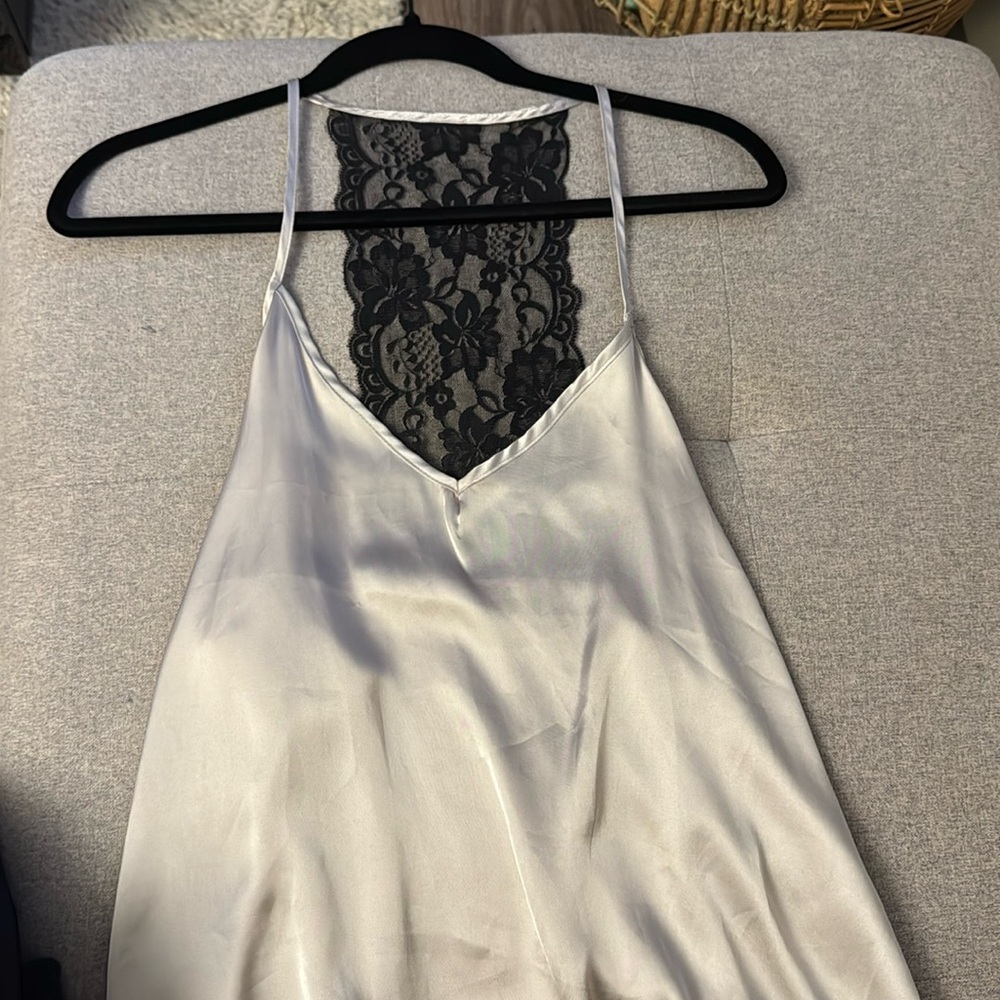 Silk and Lace Tank Flowy Tank Top